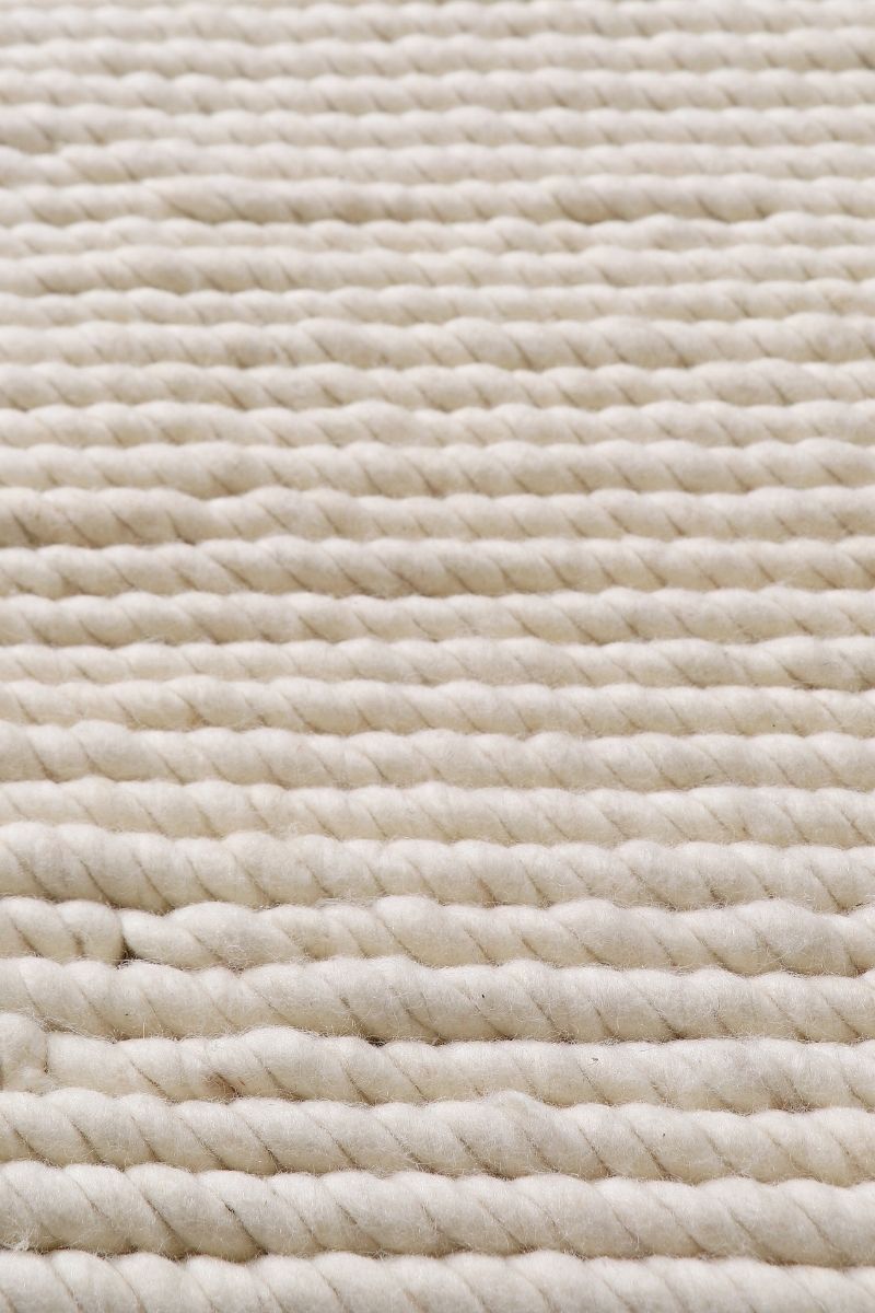 Carpe Natura Pitloom Wool Beige Area Rug