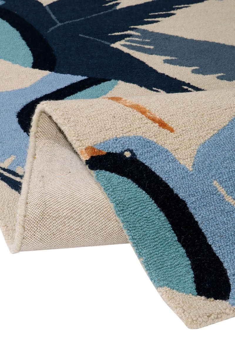 Carpe Natura Hand Tufted Wool and Viscose Bird Area Rug