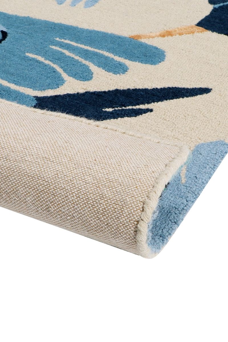 Carpe Natura Hand Tufted Wool and Viscose Bird Area Rug