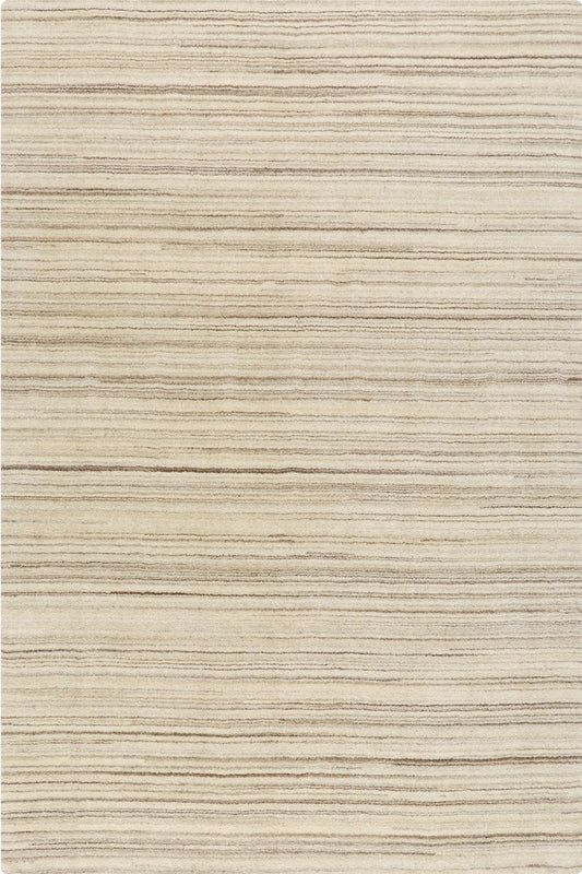 Carpe Natura Handloom Undyed Natural Wool Beige Area Rug