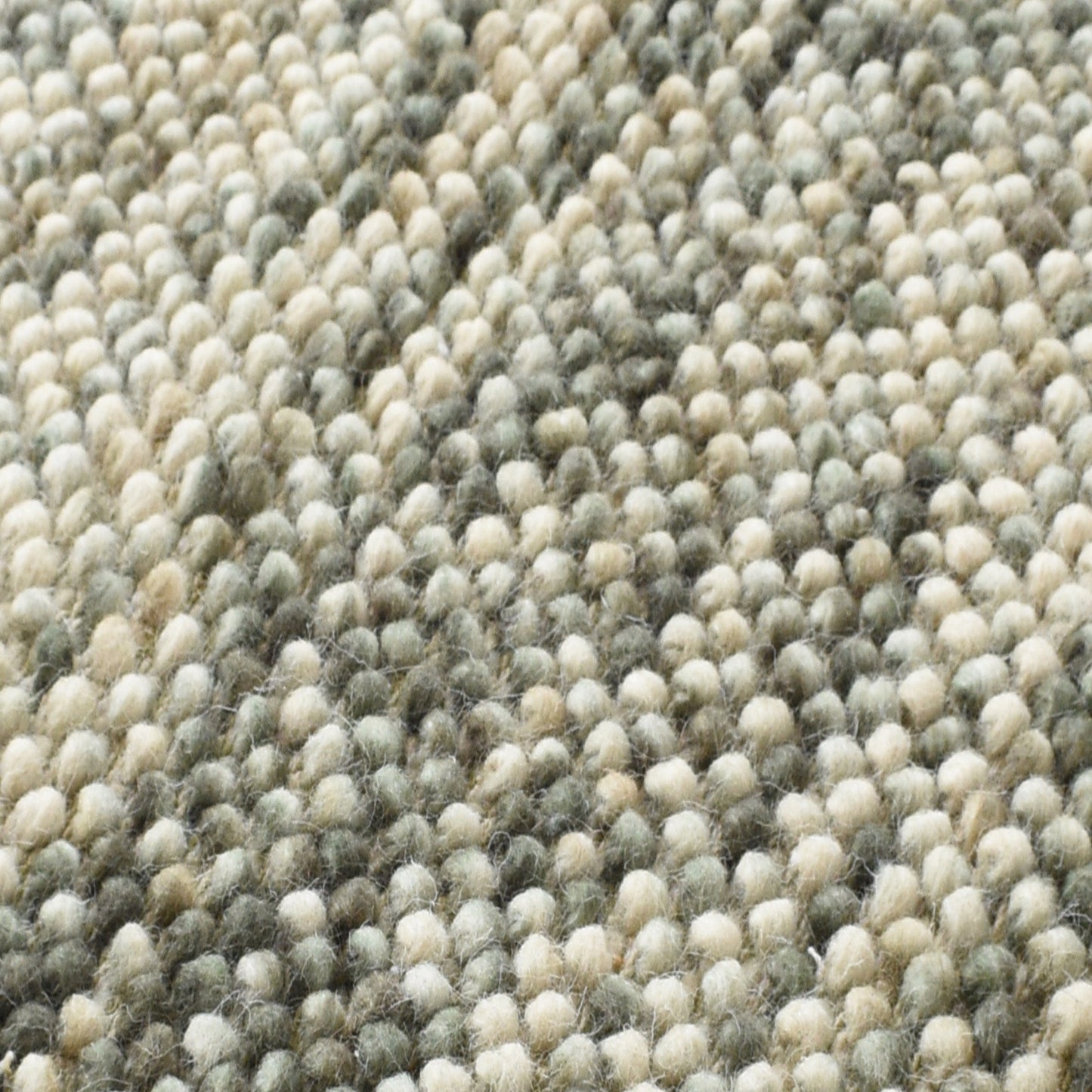 Carpe Natura Pitloom Green Bubble Pattern 100% wool 170x240 CM Rug