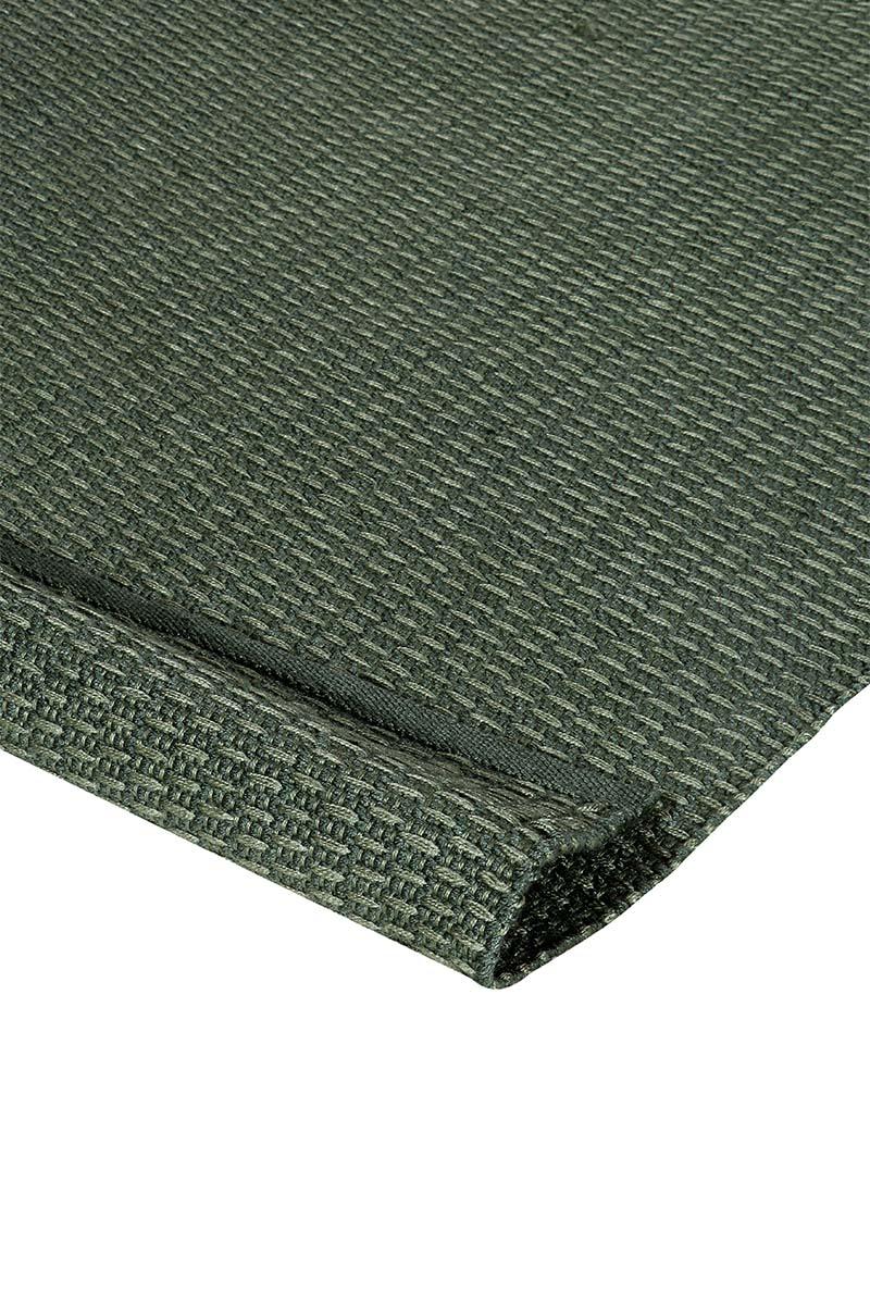 Carpe Natura Pitloom Sage Green PET Flatweave Outdoor Area Rug