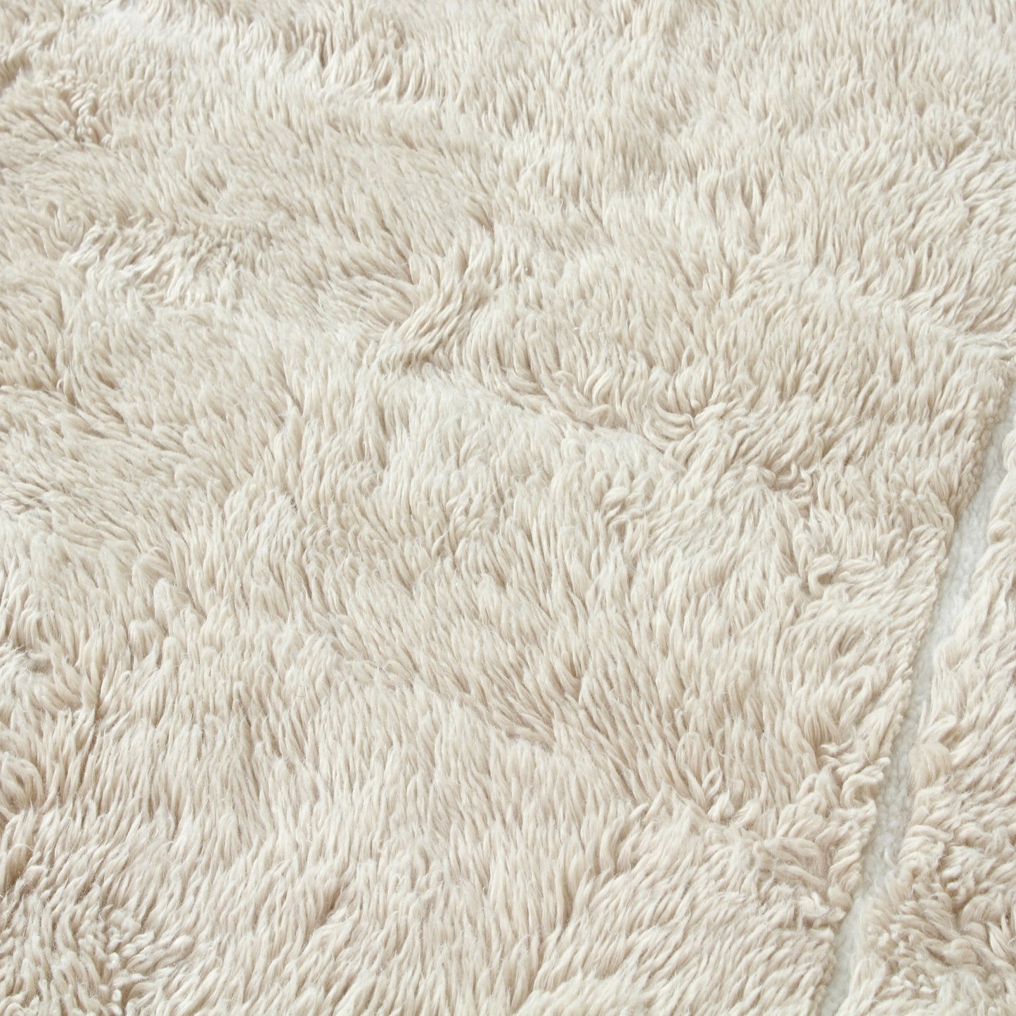 CARPE NATURA  Tuft with needle Natural Shaggy Wool 170x240 CM