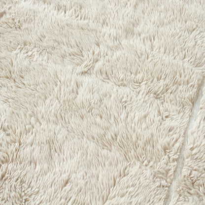 CARPE NATURA  Tuft with needle Natural Shaggy Wool 170x240 CM