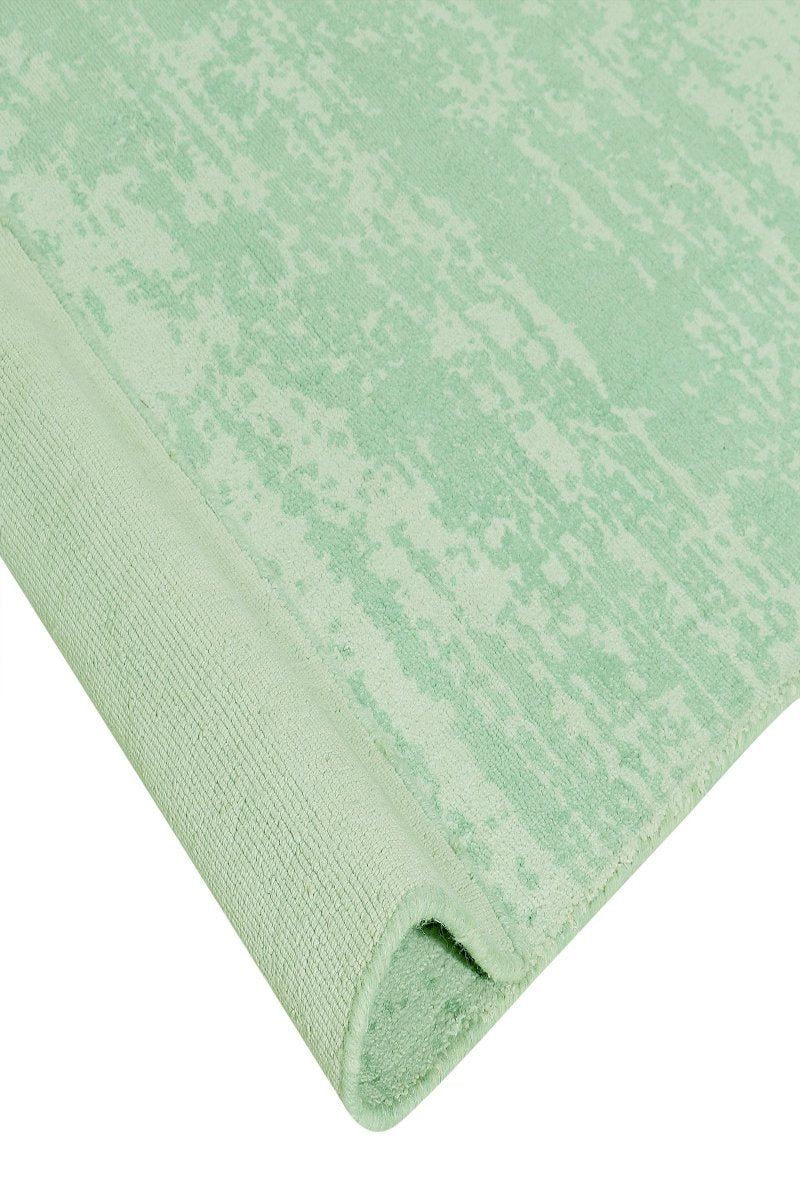 Carpe Natura Handloom Wool Comfortable Sea Green Carpet