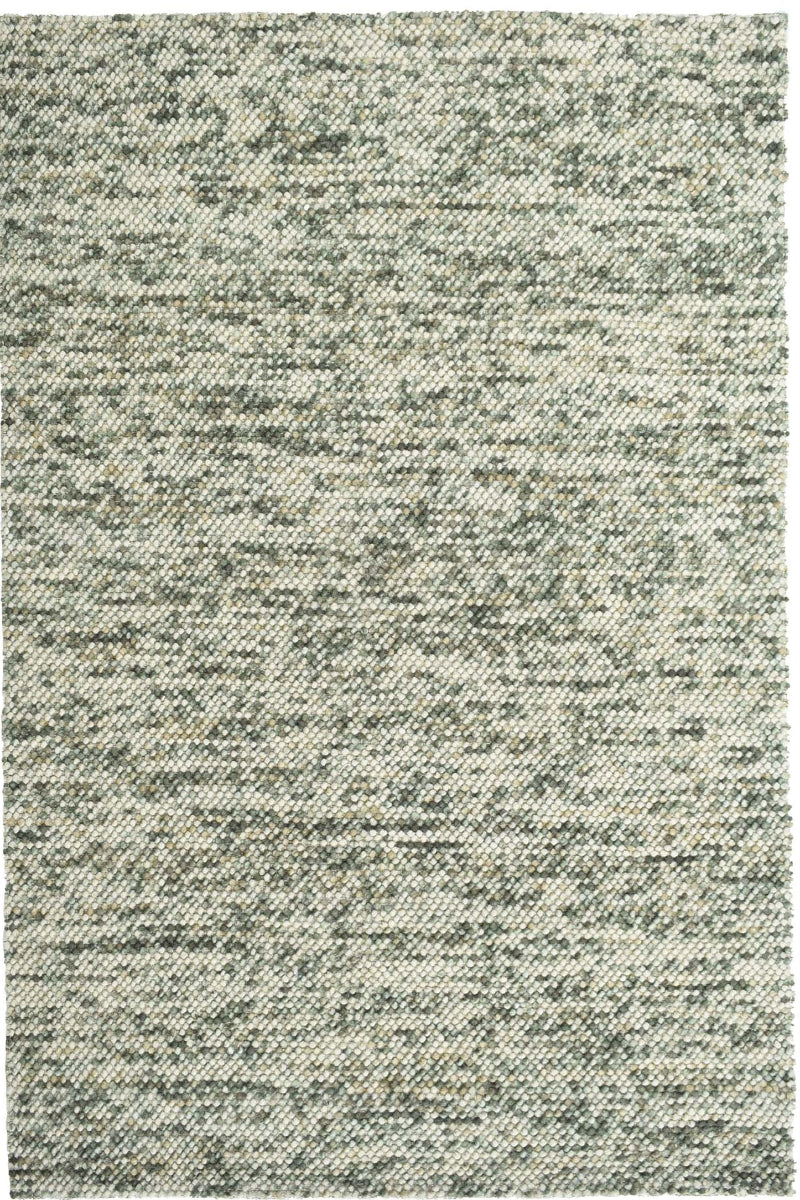 Carpe Natura Pitloom Green Bubble Pattern 100% wool 170x240 CM Rug