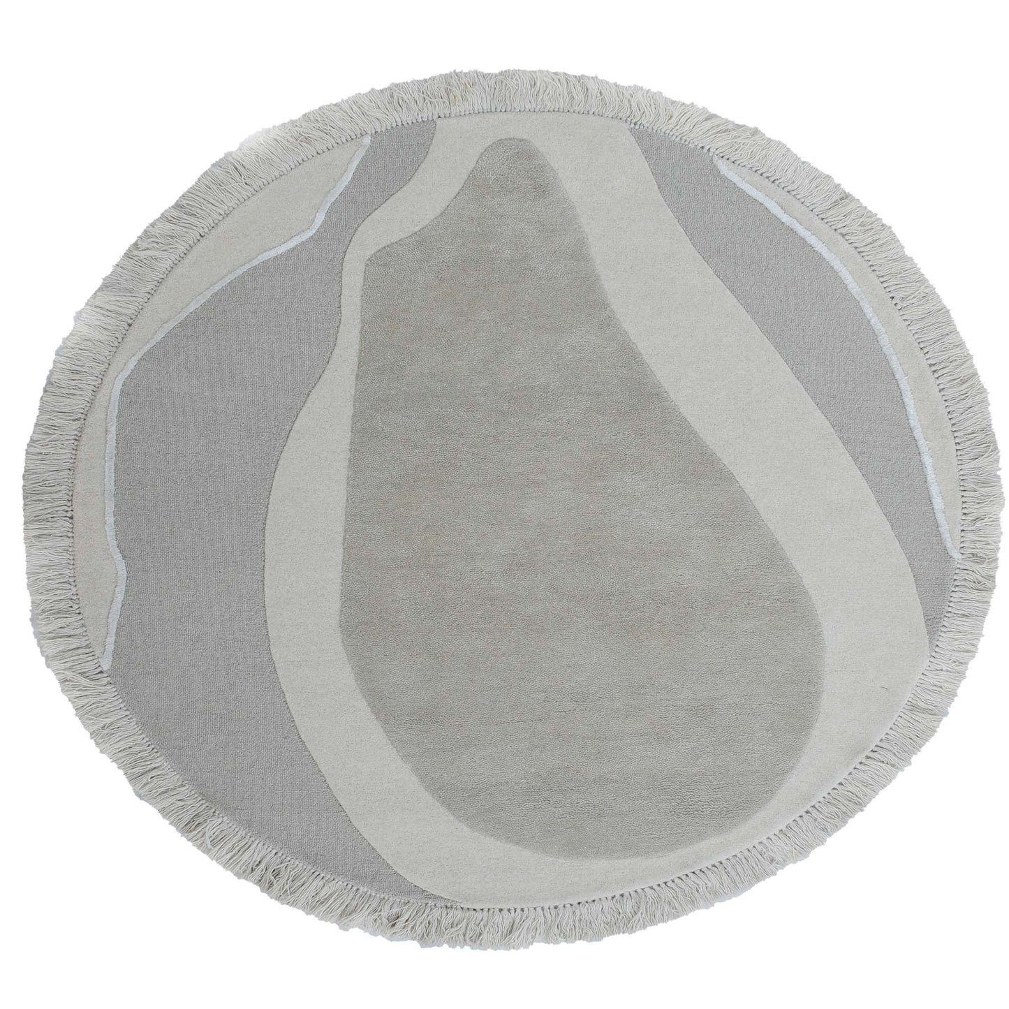 Hand Tufted Natural Wool Round 180x180 CM  Rug