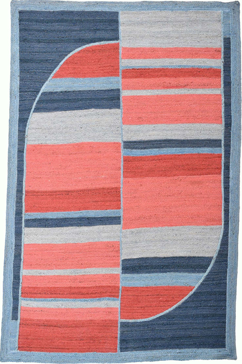 Braided Multicolour Wool 170x240 CM Rugs