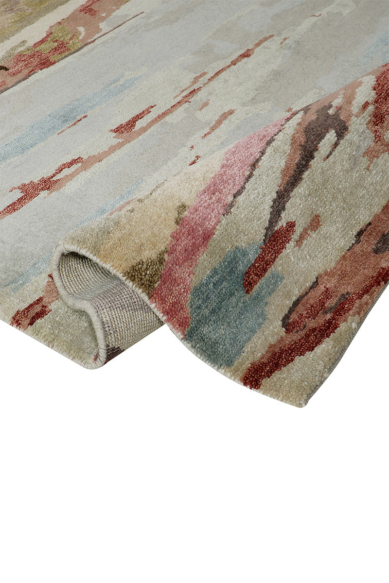 Carpe Natura Nepal Knotted Wool Multicolor Area Rug