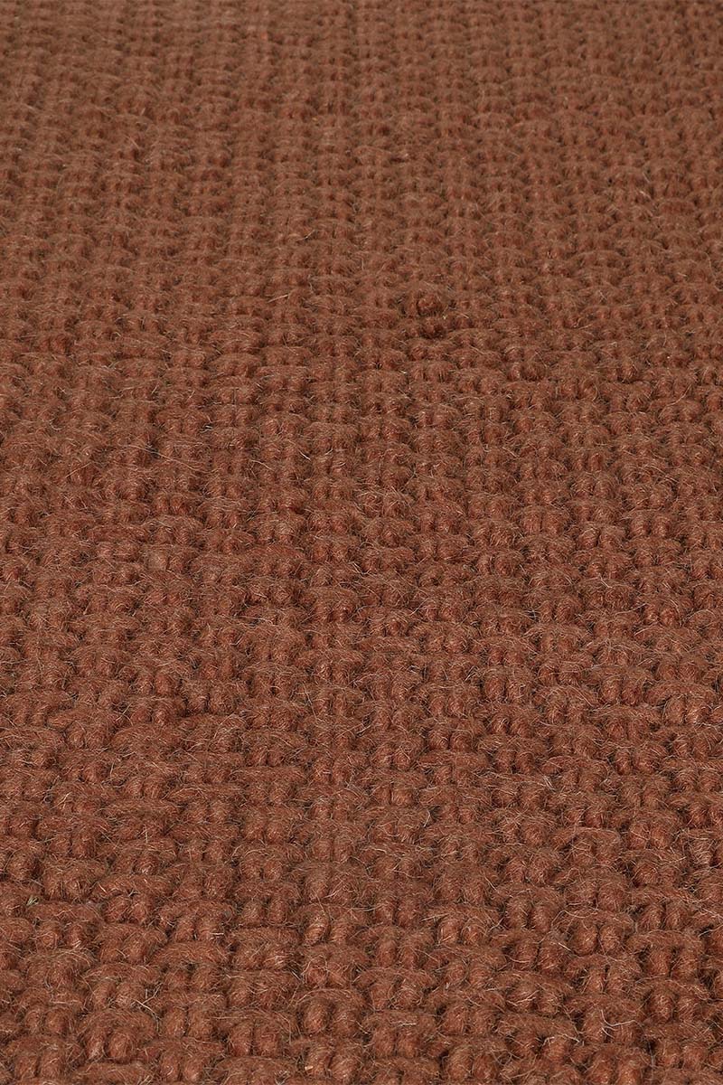 Carpe Natura Pitloom Wool Orange Area Rug