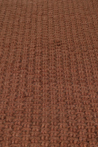 Carpe Natura Pitloom Wool Orange Area Rug