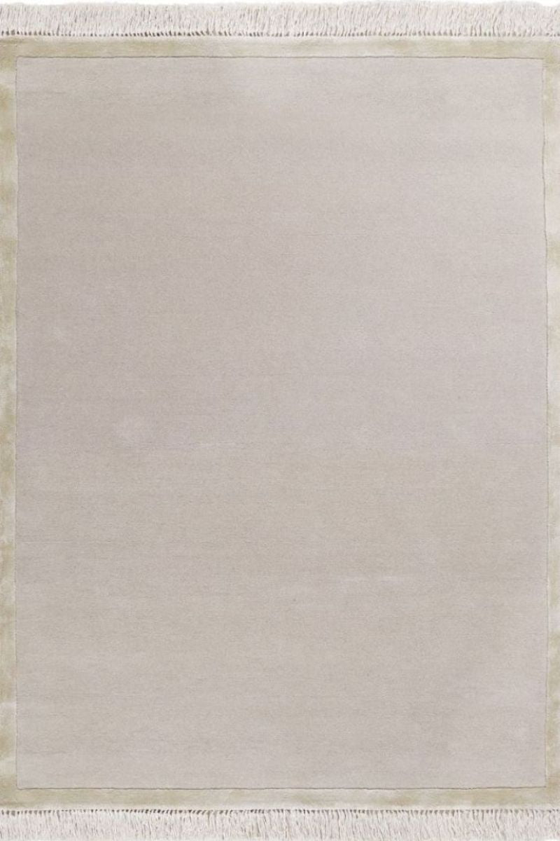 Carpe Natura Hand Tufted Wool and Viscose Beige Area Rug