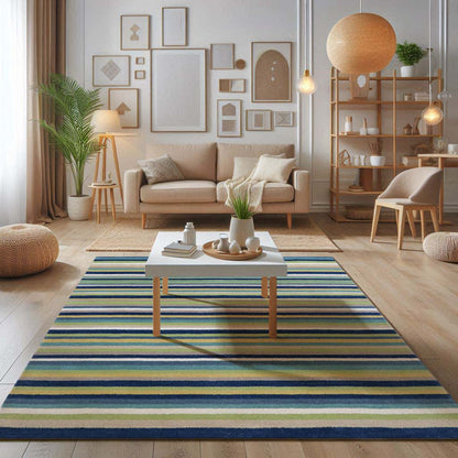 Carpe Natura Handloom Wool and Viscose Area Rug